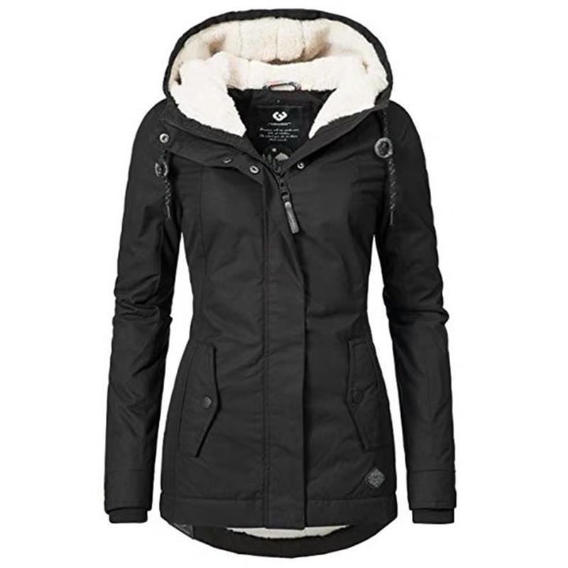 Emma – Elegant winter parka lined with sherpa