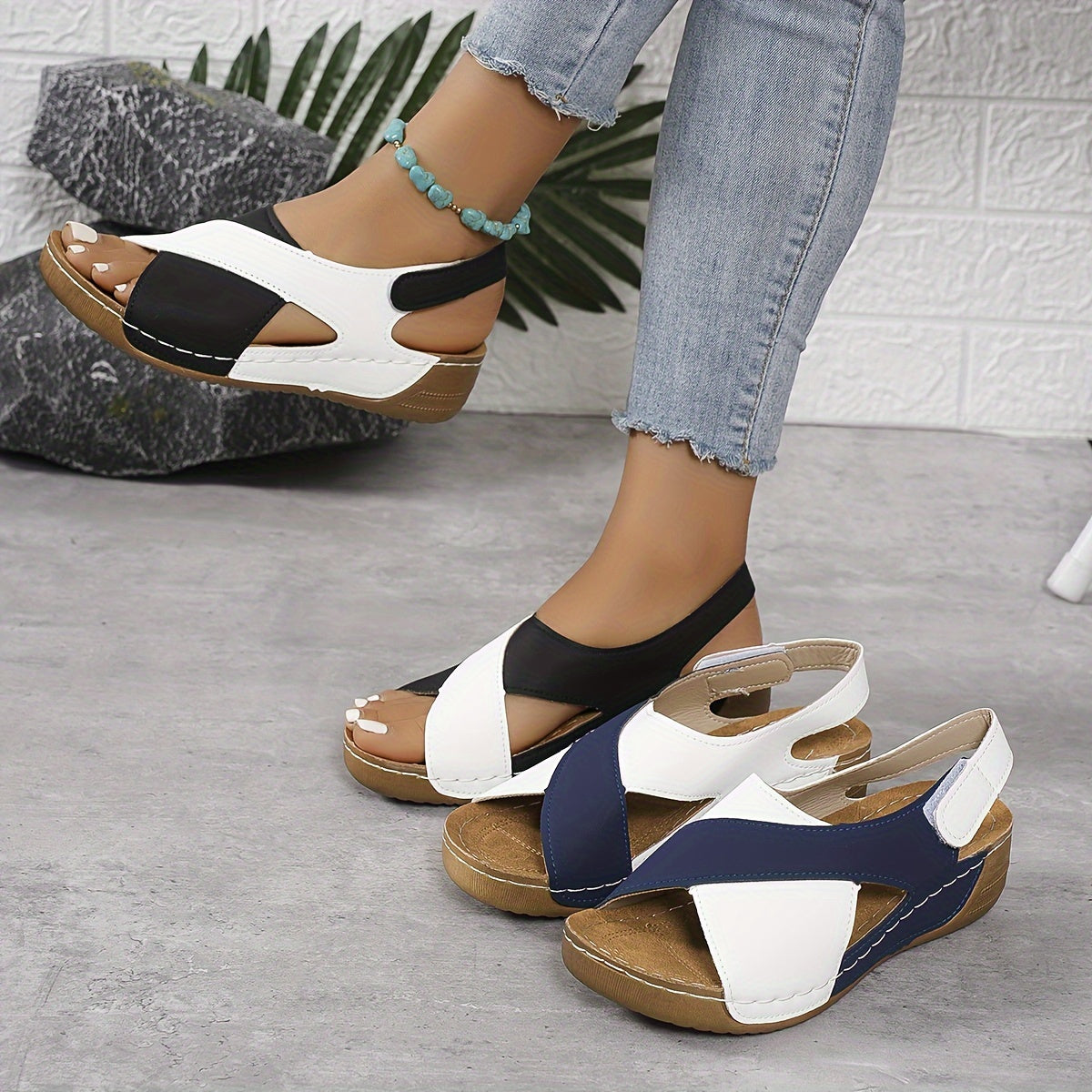 Emma Elegant Orthopedic Sandals in Soft Leather