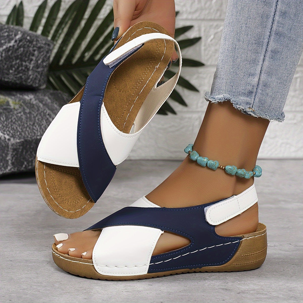 Emma Elegant Orthopedic Sandals in Soft Leather