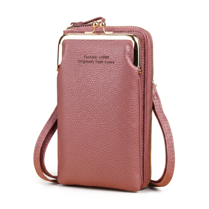 Emma Elegant Leather Phone Bag