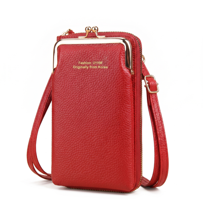 Emma Elegant Leather Phone Bag
