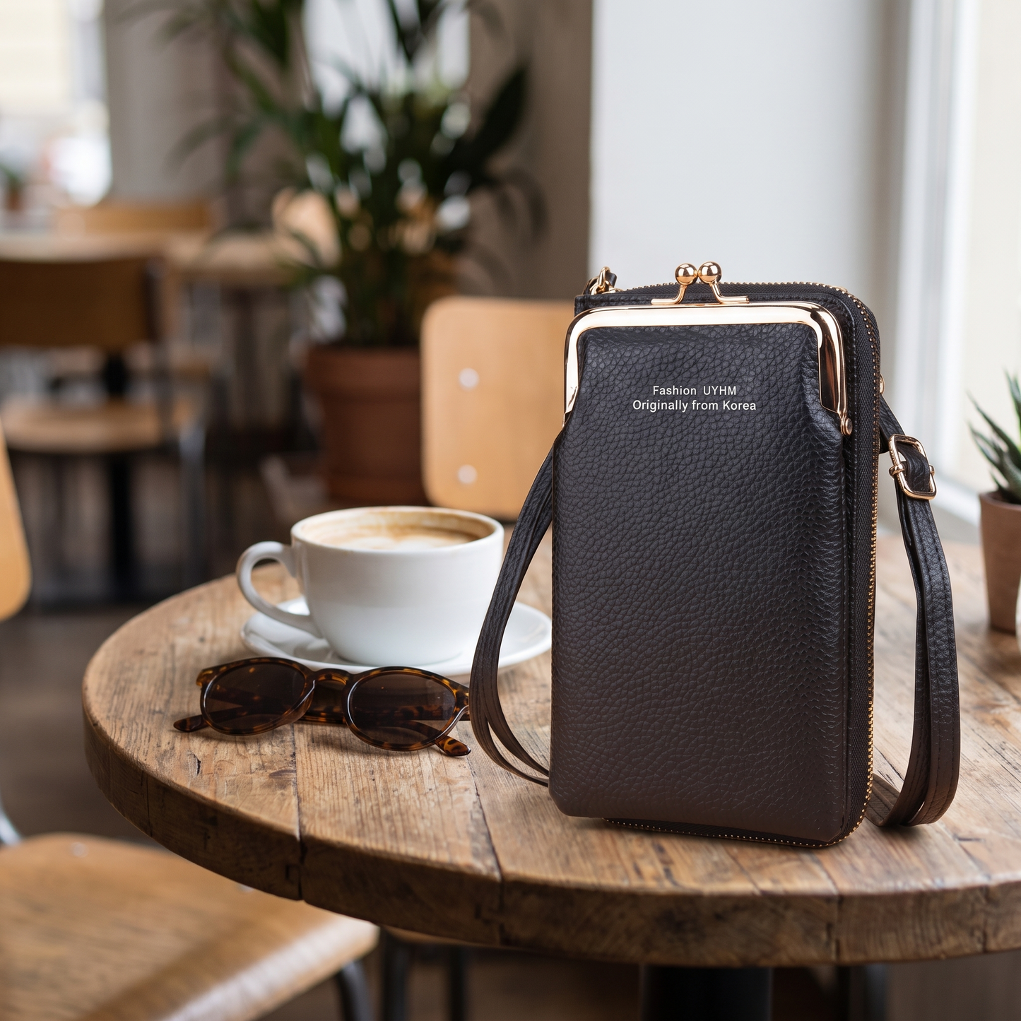 Emma Elegant Leather Phone Bag