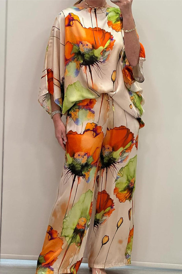 Ensemble Femme - Haut Fluide Kaftan et Pantalon Large