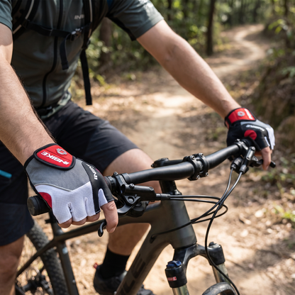 Breathable Cycling Gloves – Gel Padded with Reflective Details