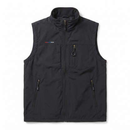 Lightweight Men's Vest with Multiple Pockets for Outdoor Activities