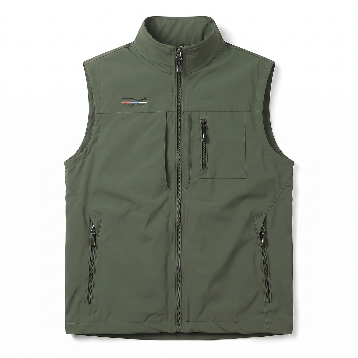 Lightweight Men's Vest with Multiple Pockets for Outdoor Activities