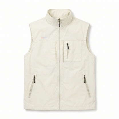 Lightweight Men's Vest with Multiple Pockets for Outdoor Activities