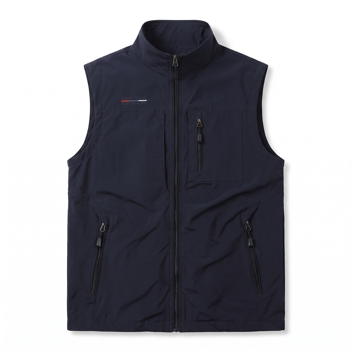 Lightweight Men's Vest with Multiple Pockets for Outdoor Activities