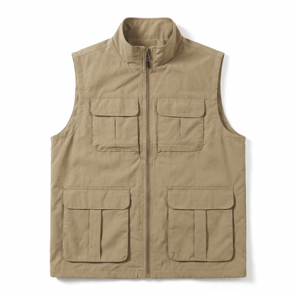 Lightweight Travel Vest Multi-Pocket Quick Drying