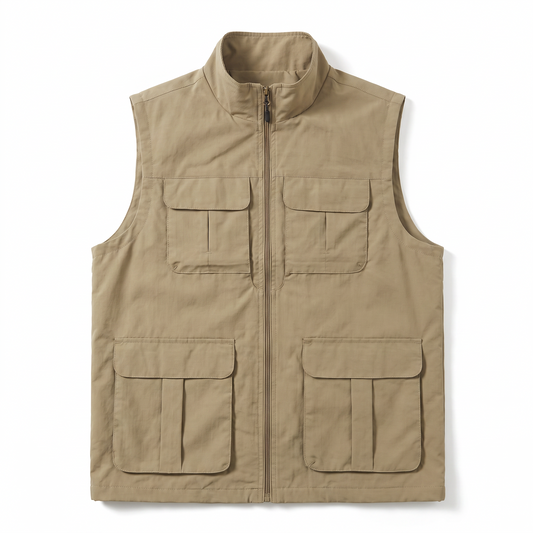 Lightweight Travel Vest Multi-Pocket Quick Drying