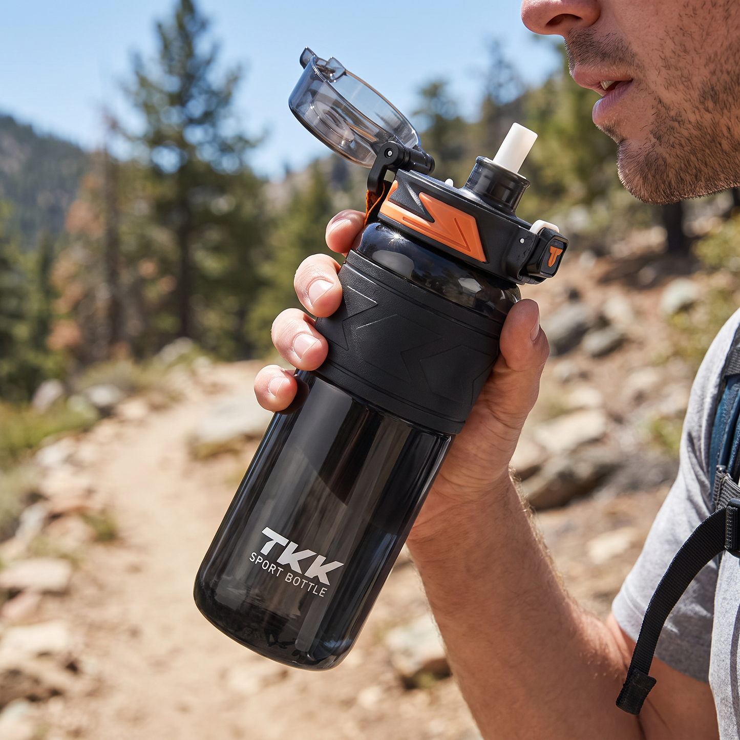 1L Tritan Hiking Water Bottle, Insulated and Durable