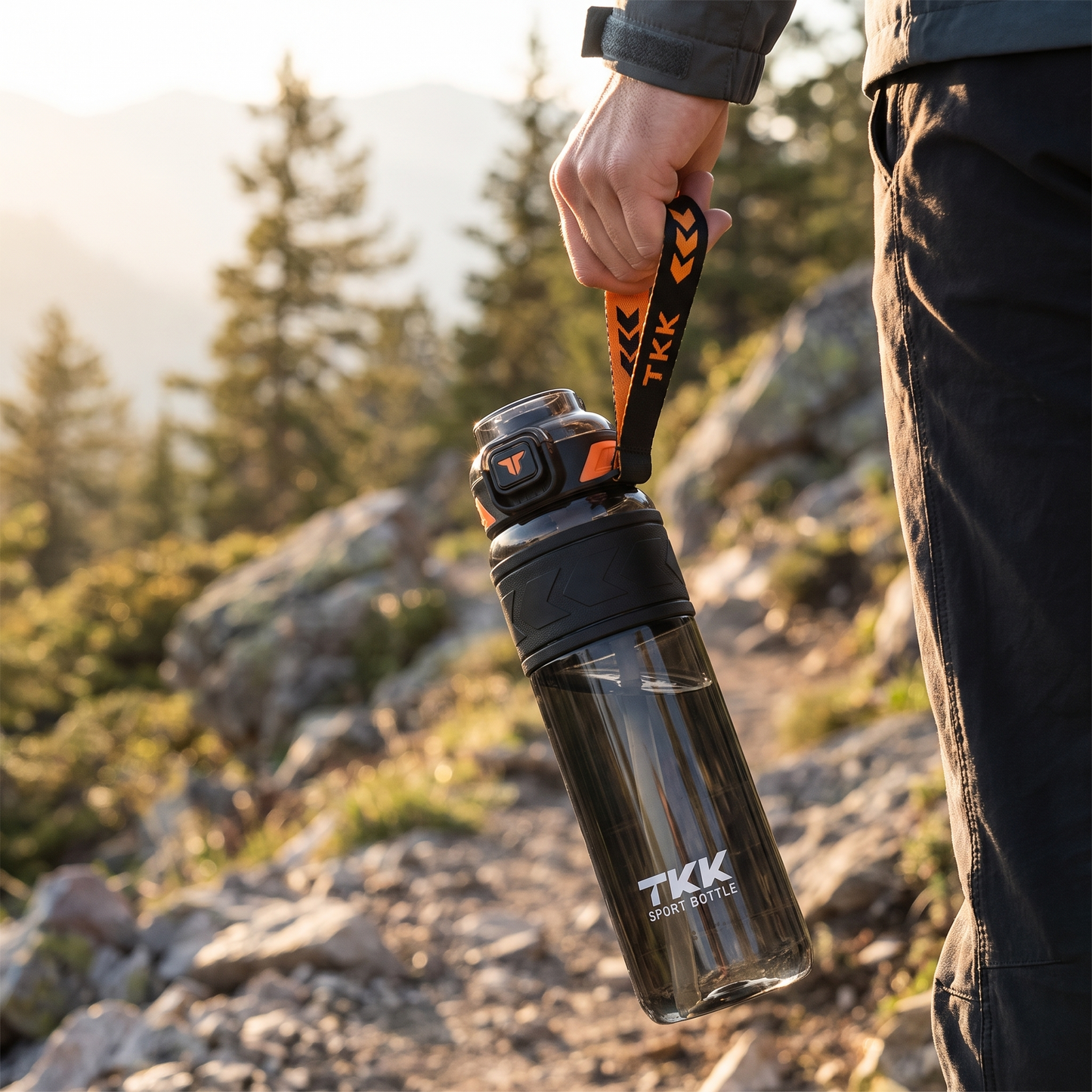 1L Tritan Hiking Water Bottle, Insulated and Durable