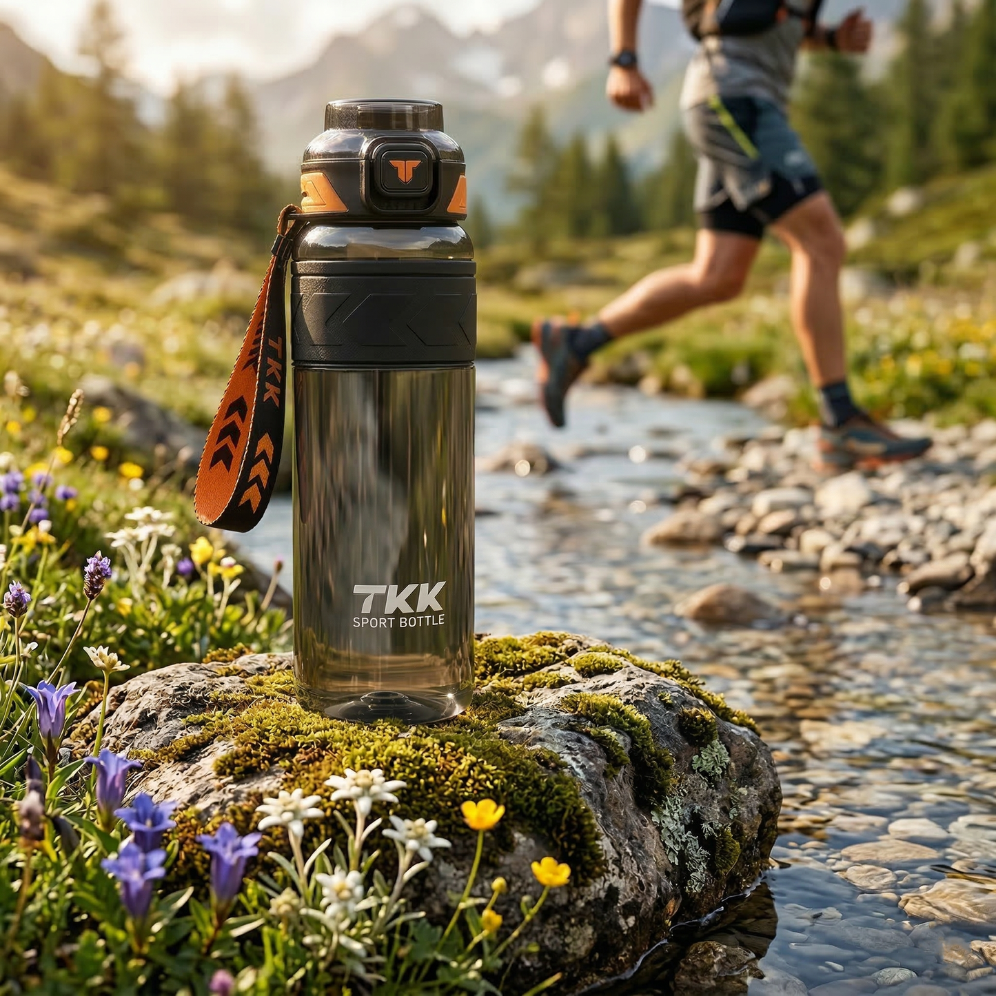 1L Tritan Hiking Water Bottle, Insulated and Durable