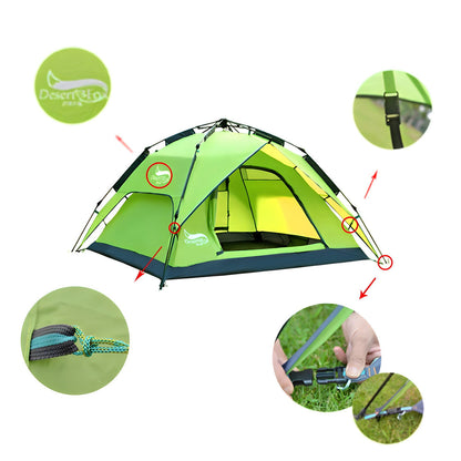 Tente de Randonnée pour 3 Personnes Imperméable 3000mm+