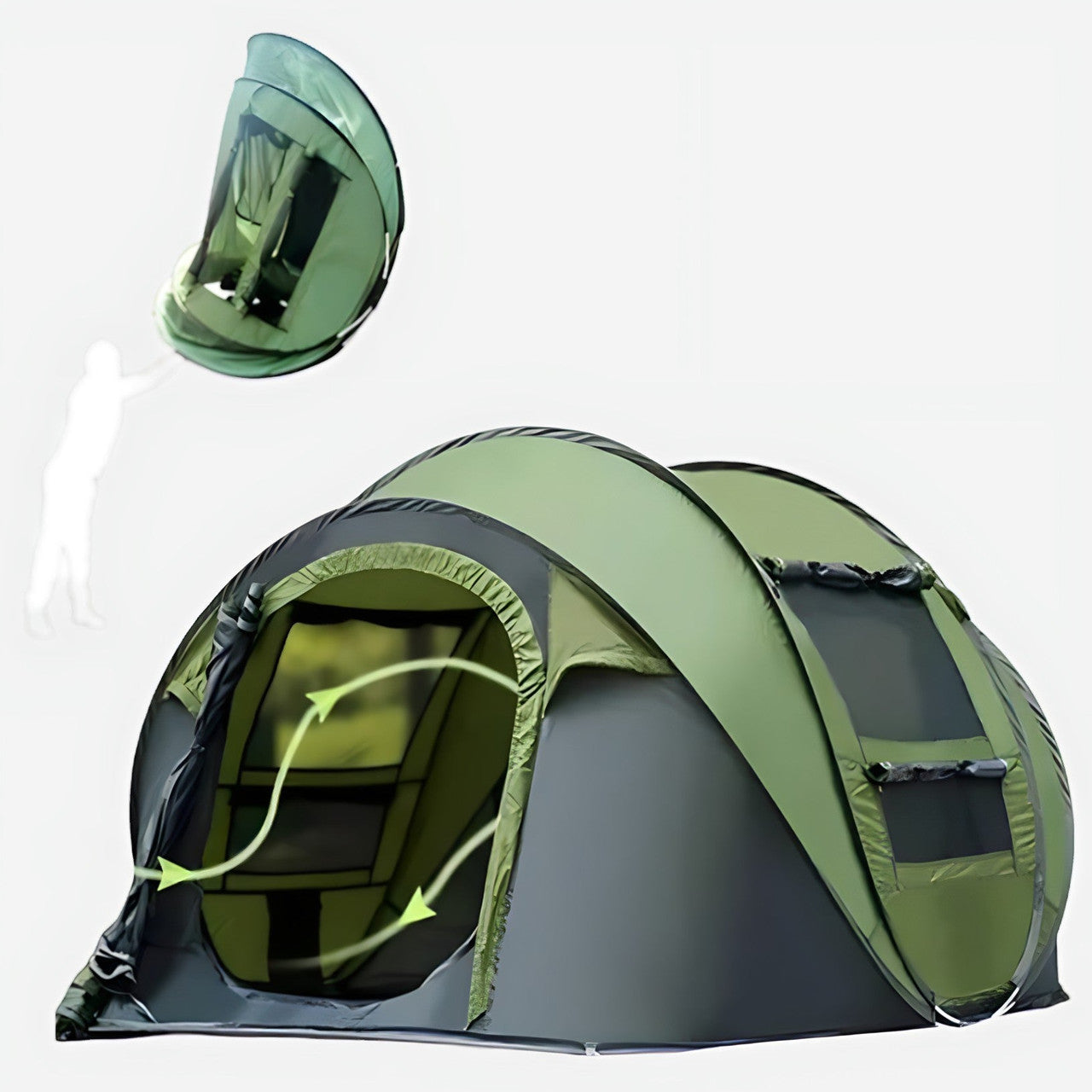 Instant 4-Person Tent with Quick Setup