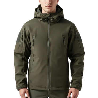 Veste Softshell Imperméable Avec Capuche Pour Activités Extérieures