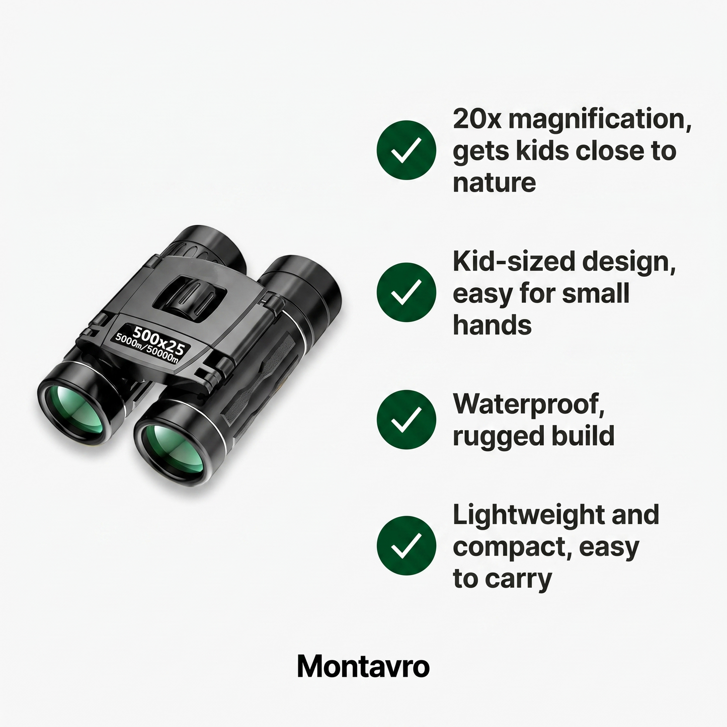 20x Hiking Binoculars for Children