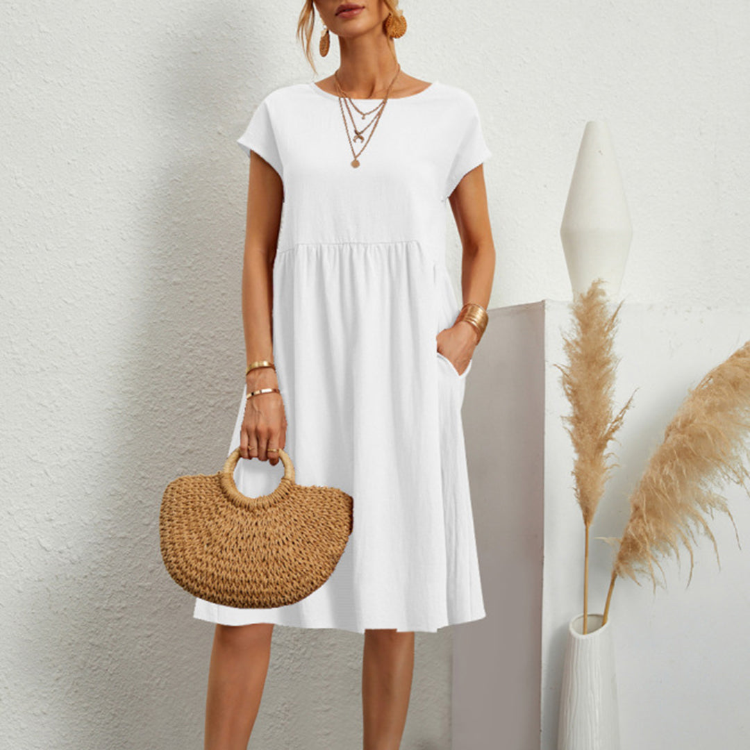 Léa – Robe en Coton Doux et Légère pour l'Été