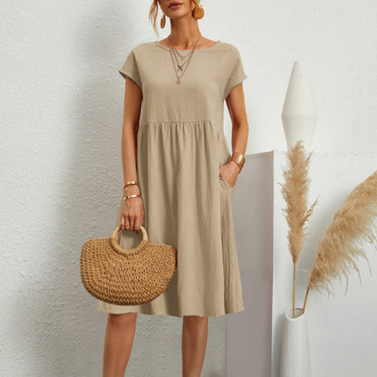 Léa – Robe en Coton Doux et Légère pour l'Été