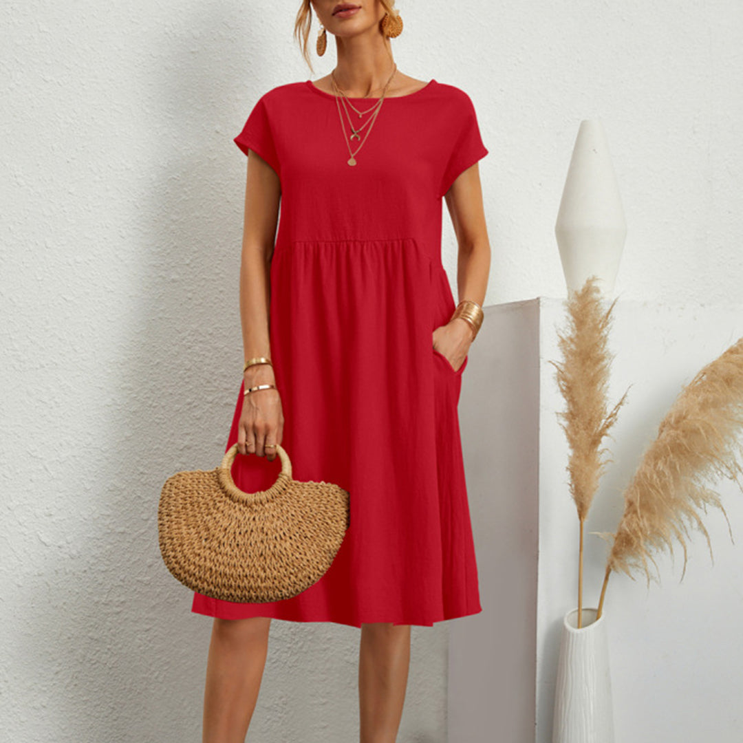 Léa – Robe en Coton Doux et Légère pour l'Été