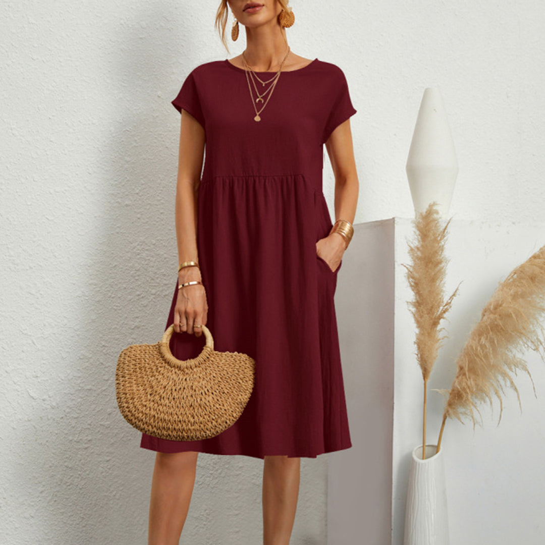 Léa – Robe en Coton Doux et Légère pour l'Été