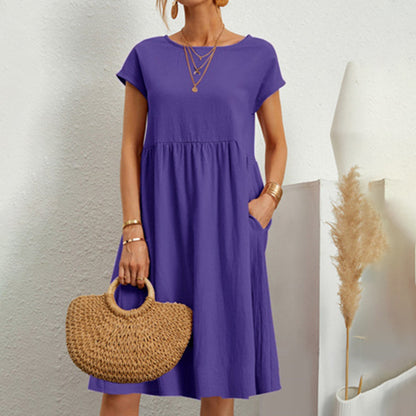 Léa – Robe en Coton Doux et Légère pour l'Été