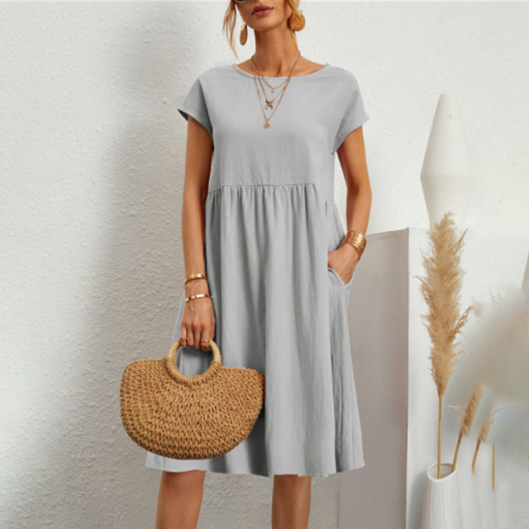 Léa – Robe en Coton Doux et Légère pour l'Été
