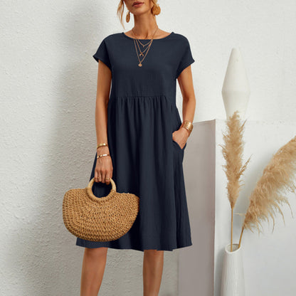 Léa – Robe en Coton Doux et Légère pour l'Été