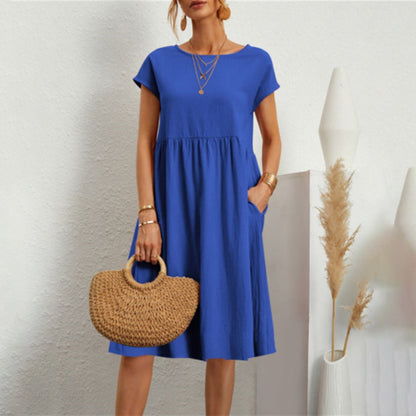 Léa – Robe en Coton Doux et Légère pour l'Été