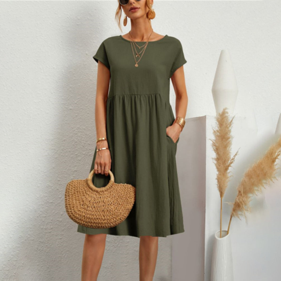 Léa – Robe en Coton Doux et Légère pour l'Été