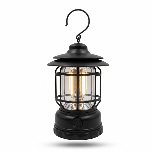 Rechargeable Vintage Style Dimmable LED Camping Lantern