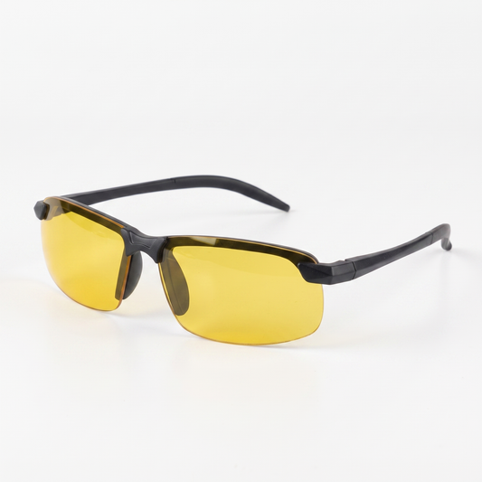 Night Driving Glasses with Yellow Anti-Glare Lenses