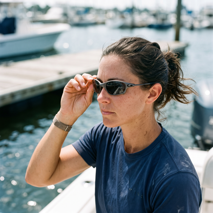 Lightweight Metal Frame Polarized UV400 Fishing Sunglasses