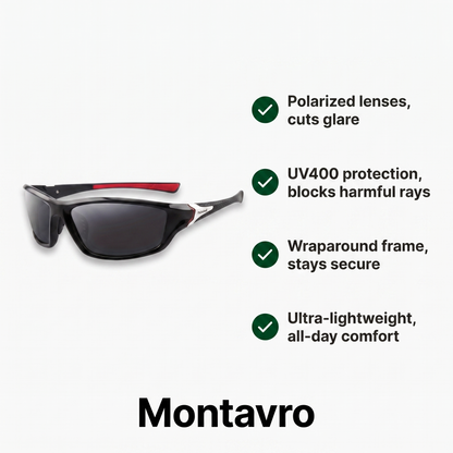 UV400 Polarized Sport Sunglasses for Hiking and Cycling