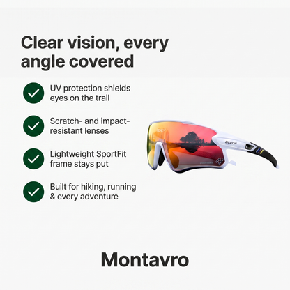 Outdoor Sports Glasses with UV Protection