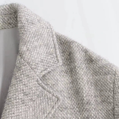 Manteau à Chevrons Long