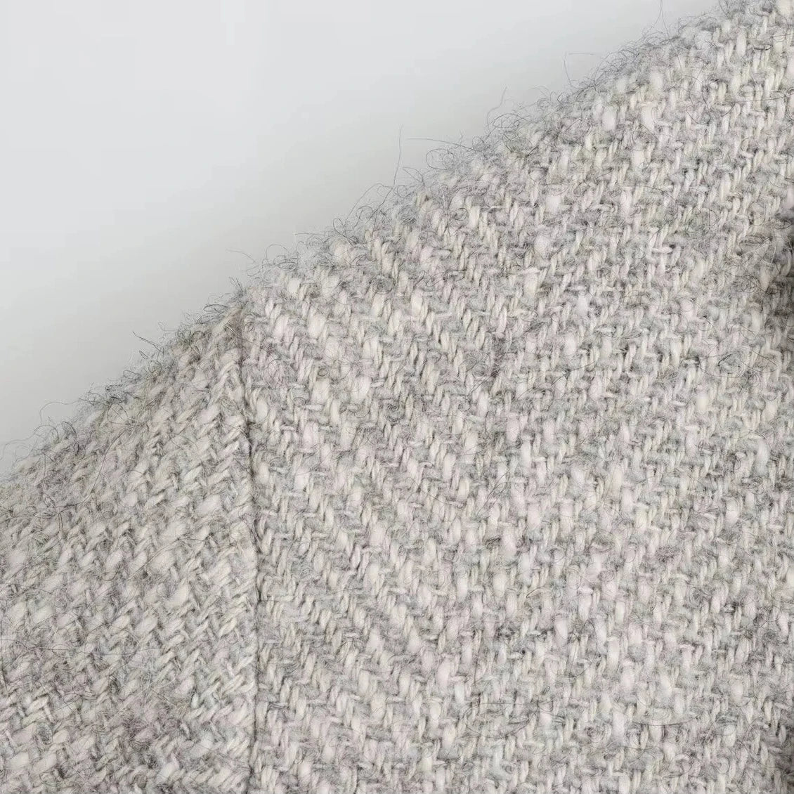Manteau à Chevrons Long