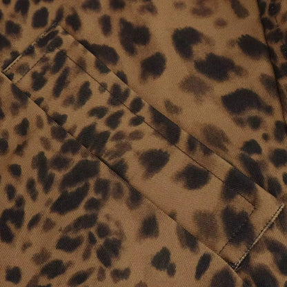 Manteau Mi-Long Femme Imprimé Léopard