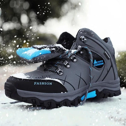 Men's Waterproof Winter Boots with Mountain Grip