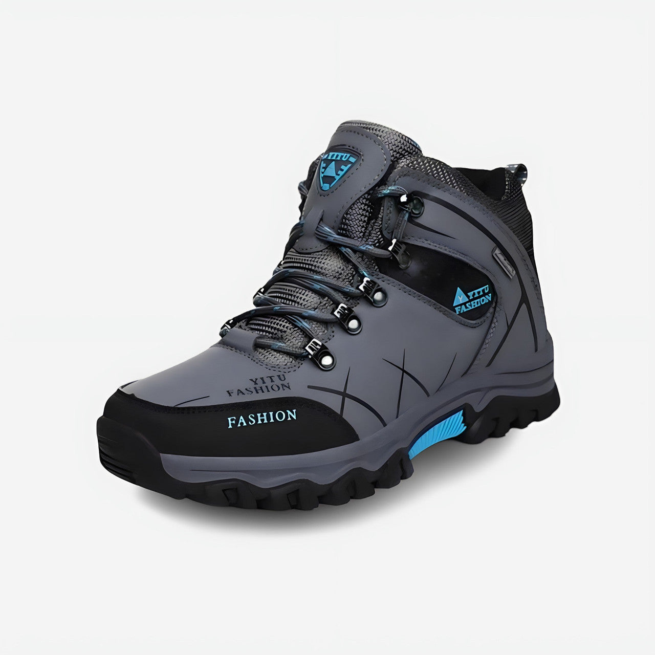 Men's Waterproof Winter Boots with Mountain Grip