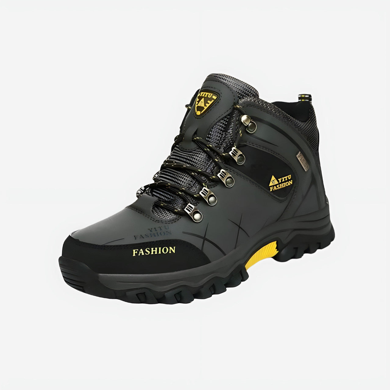 Men's Waterproof Winter Boots with Mountain Grip