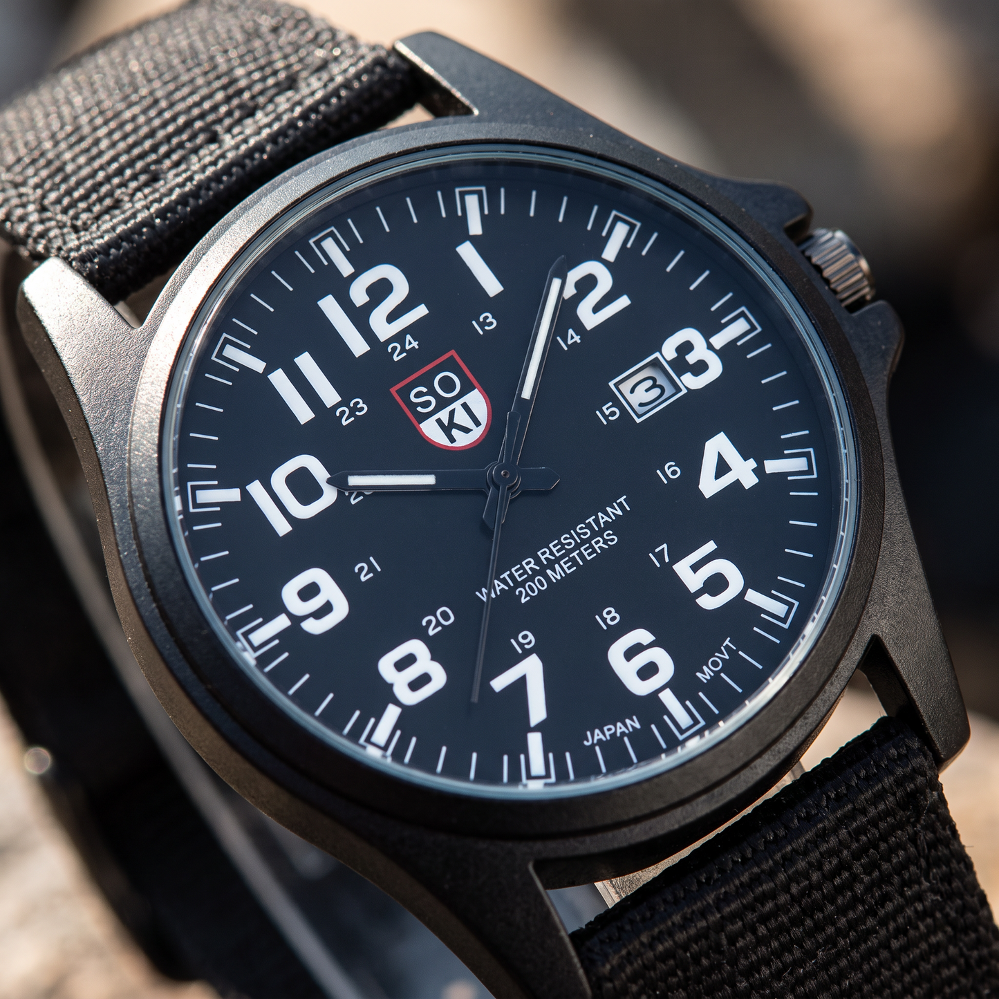 Men's Water-Resistant Watch for Outdoor Activities