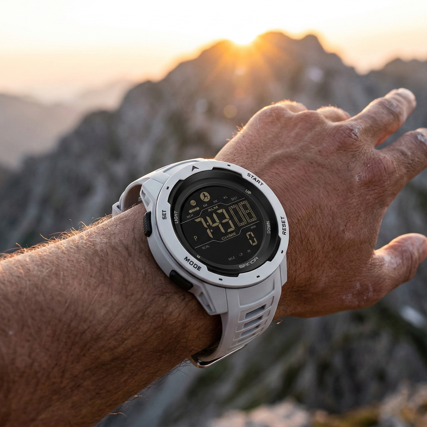 High-Performance Hiking Watch with Advanced Tracking and Waterproofing