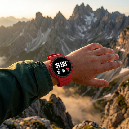 Children's Digital Watch Waterproof Durable Outdoor Design
