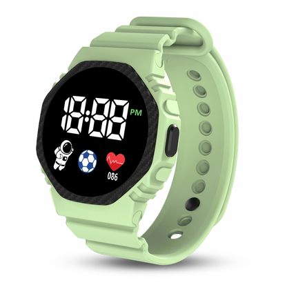 Children's Digital Watch Waterproof Durable Outdoor Design