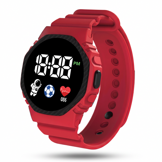 Children's Digital Watch Waterproof Durable Outdoor Design