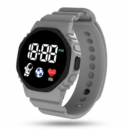 Children's Digital Watch Waterproof Durable Outdoor Design