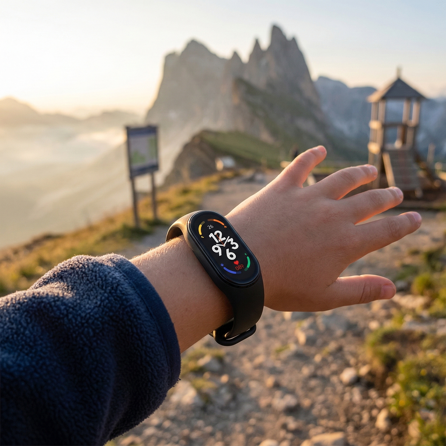 Lett aktivitetsklokke for barn