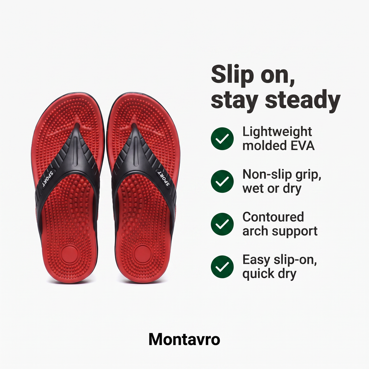 Light EVA Men's Slip-On Shoes Non-Slip