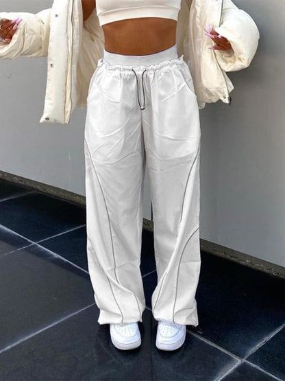 Pantalon Cargo Femme -Taille Élastique